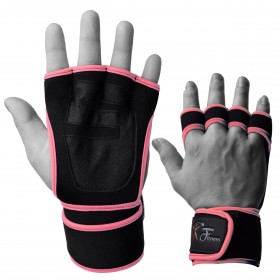 Pro Fitness Workout Gloves Black / Pink
