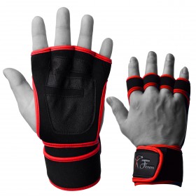 Pro Fitness Workout Gloves Black / Red