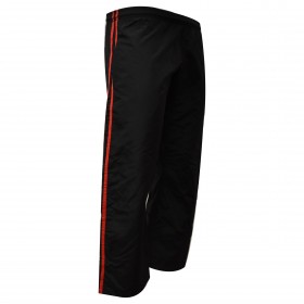 Demo  Karate Pants Black With Red Stripe