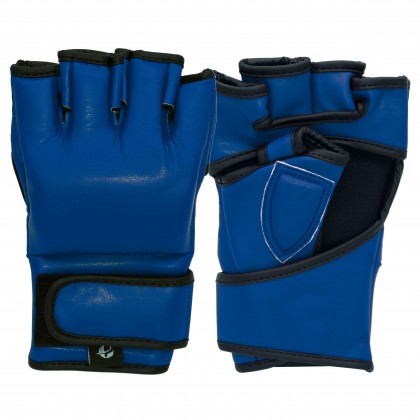 Essential MMA Strike Gloves Vinyl # 2032 Blue