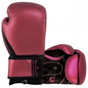 PMG Metallic Boxing Gloves PMG305 Pink Black