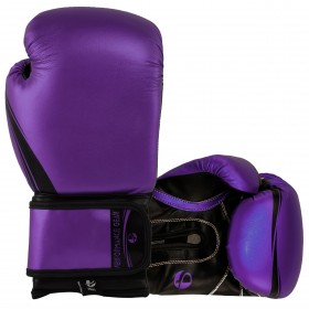 PMG Metallic Boxing Gloves PMG304 Purple Black