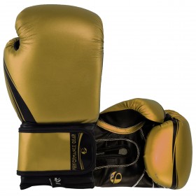 PMG Metallic Boxing Gloves PMG301 Gold Black