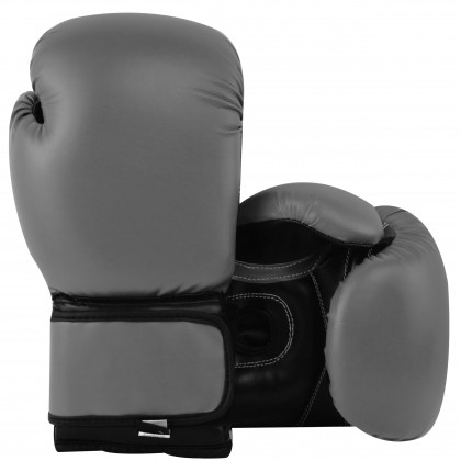 Essential Boxing Gloves Grey / Black