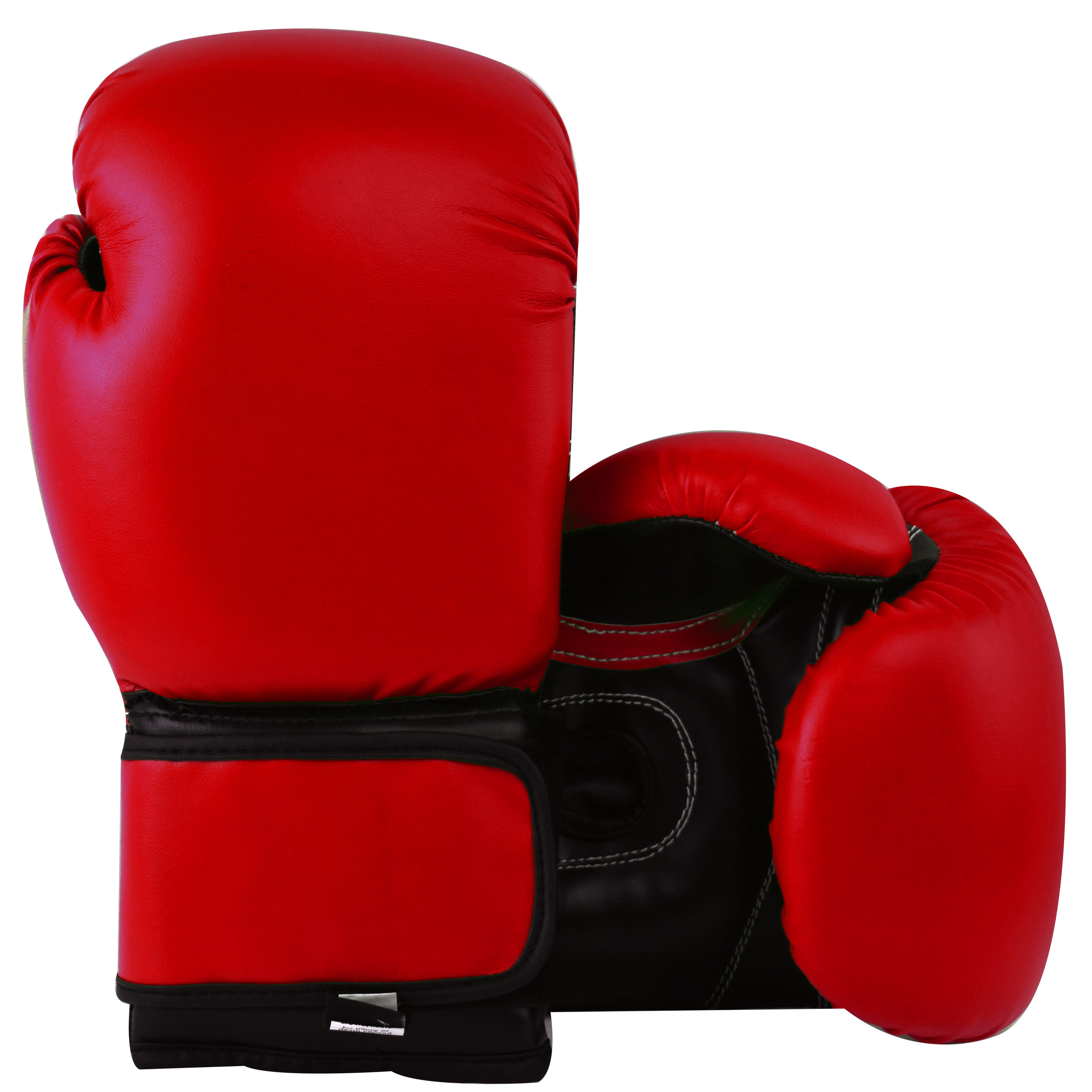 Essential Boxing Gloves Red Black