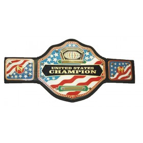 Championship Belt USA Flag
