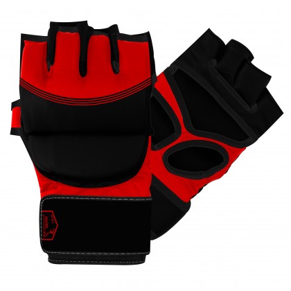 MMA Striking Gloves Black / Red