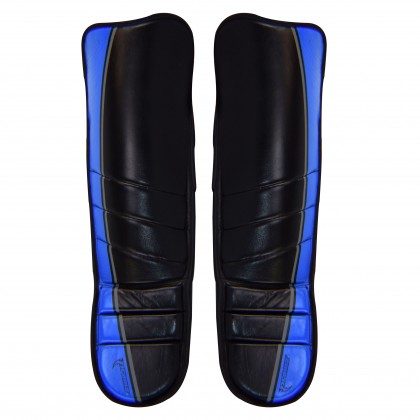 Shin Instep Leather Black / Blue