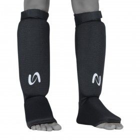 Classic Cloth Shin Guard Black