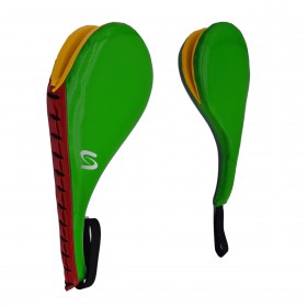 TKD Double Clapper Green / Red