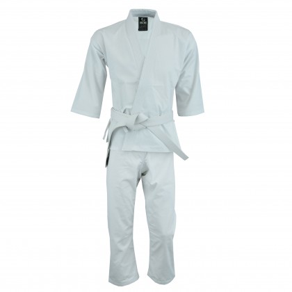 Elite Middle Weight Karate Uniforms White