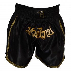 Muay Thai Short 3041 Black Gold