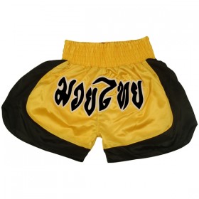 Thai Shorts Yellow/Black