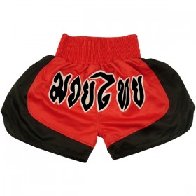 Thai Shorts Red/Black 
