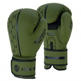 Ultimate Boxing Gloves Olive Green - Black