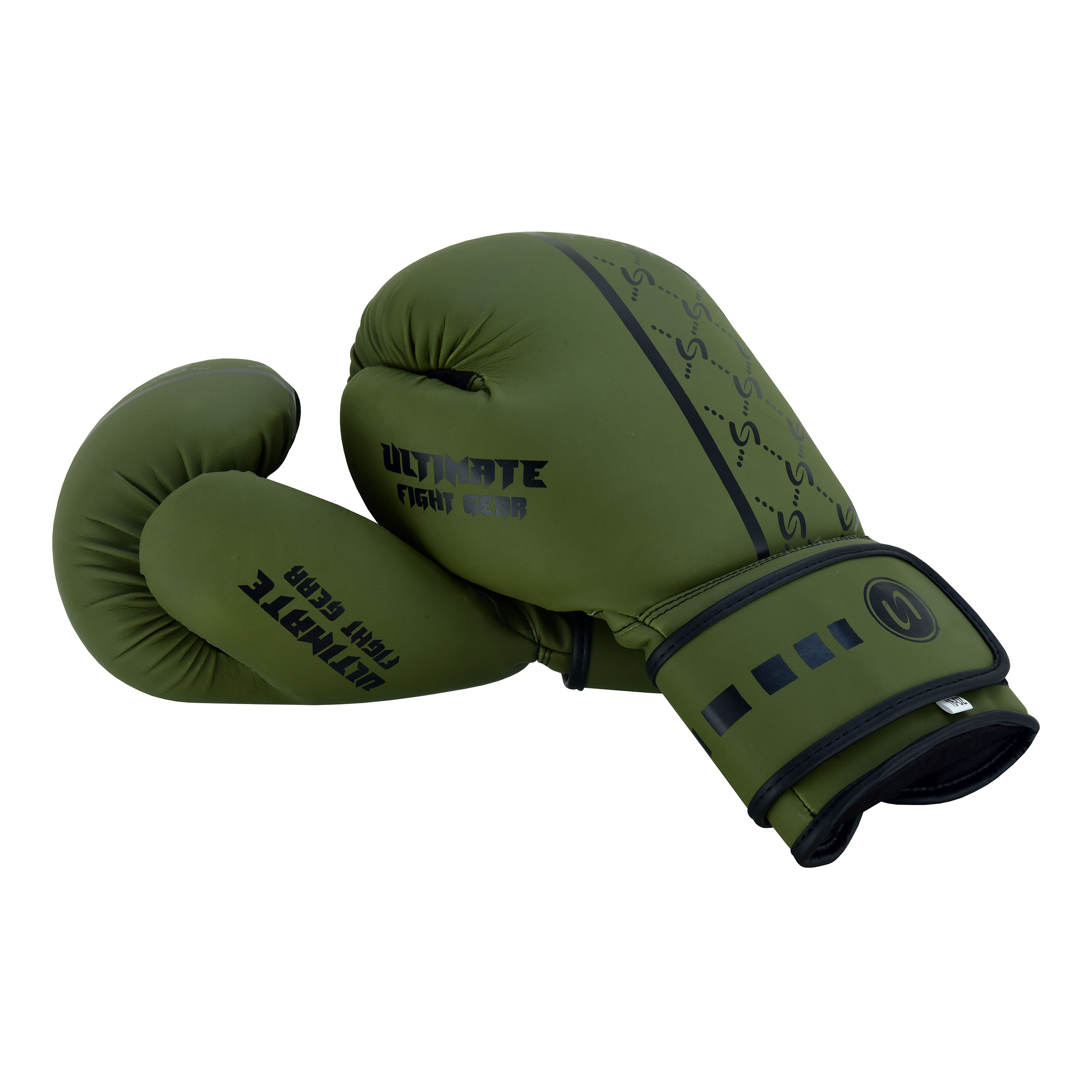 Olive green boxing gloves top