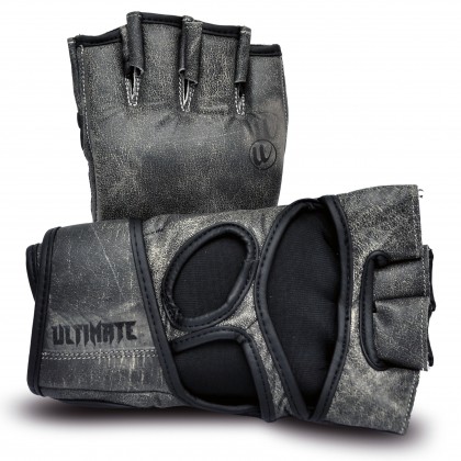 Vintage - Gray Series MMA Gloves - Genuine Leather
