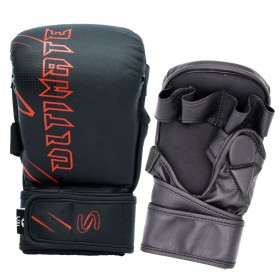 Ultimate Sparring Gloves Black Red