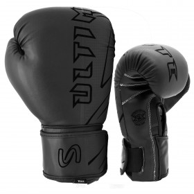 Ultimate Boxing Gloves Black Black