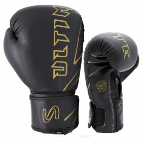 Ultimate Boxing Gloves Black Gold 